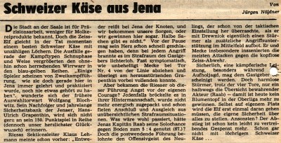 Spielbericht aus der fuwo
Schlüsselwörter: Riesa