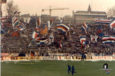Der Heimblock im "Stadio L. Ferraris" im Rückspiel.
(c) Ultrastito
