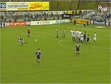  Dann per Freistoß der Ausgleich ...
Schlüsselwörter: Aalen
