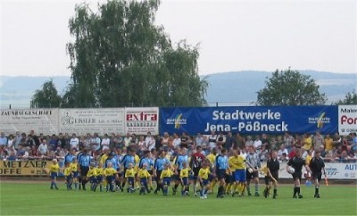  Auflaufen zum internen Stadtwerke-Duell.
Schlüsselwörter: Pößneck