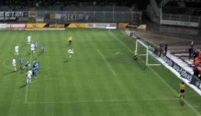 Ziegner verwandelt per Elfmeter zum 1:0 für den FCC.
