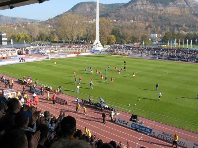 Halbzeit.
