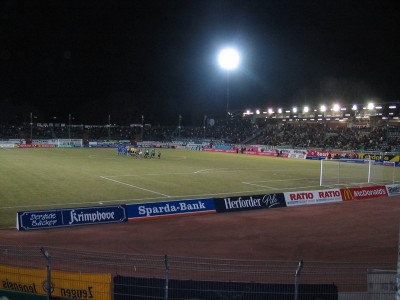 So, nun aber ab ins Stadion ...
