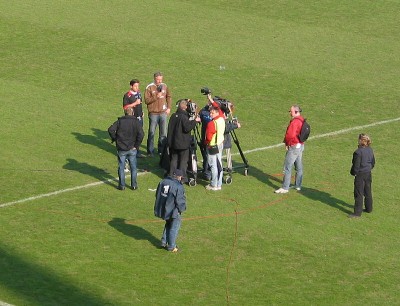 Beide Trainer beim MDR.

