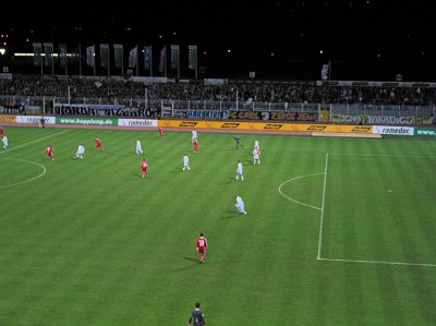 Die Abwehr des FCC stand ziemlich sicher.
