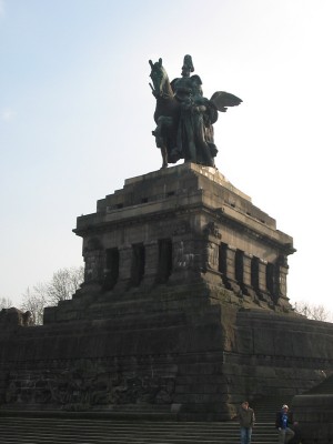 Das 183. Motiv vom Deutschen Eck in Koblenz
