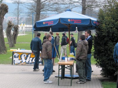 SC-Busunternehmen bei der Arbeit.
