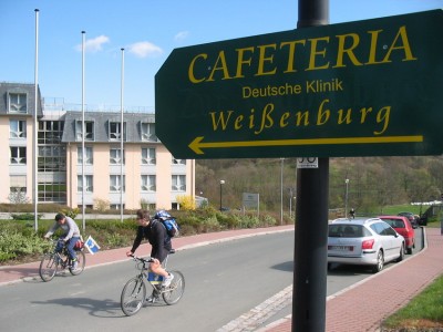 Herr Weißenburger überraschte mit einem knackigen Anstieg

