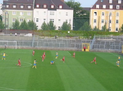 Der FCC zeigte 15 Minuten ansehnlichen Fußball mit ein paar kleineren Chancen ...
