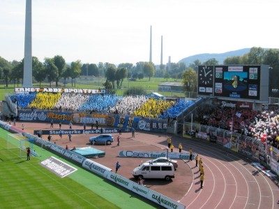 Tolle Choreo der Südkurve
