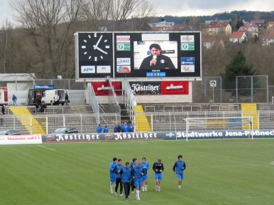 Selten gesehen, das FCC-Team beim Auslaufen im EAS.
