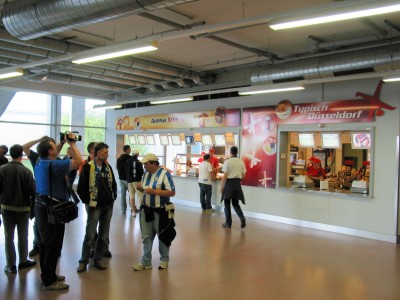 Das Ambiente erinnerte mehr an ein Kino ...
