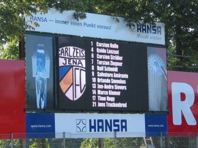 Die Aufstellung des FCC wie gegen Wehen
