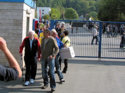 Der Andrang war geringer als zuletzt wenn 2. Mannschaften zu Gast waren.
