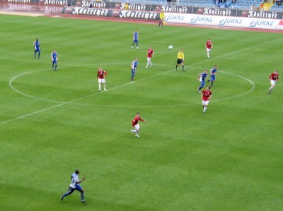 Auf geht's zur 2. Halbzeit
