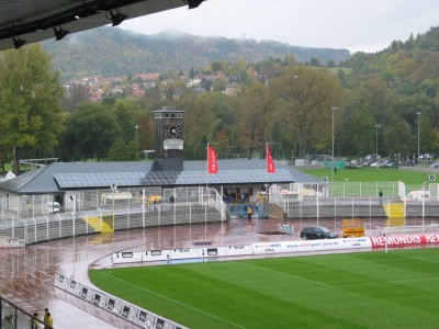 Trübes Wetter aber der FCC sorgt für gute Stimmung ;)
