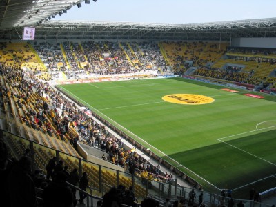 Das neue Rudolf-Harbig-Stadion
