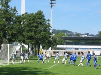 Zur Halbzeit stand es 1:1, am Ende setzte sich der FCC aber mit 3:1 durch.

