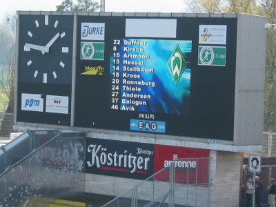 Aufstellung Werder II
