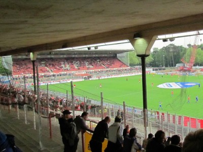 Schade, dass dieses schicke Stadion umgebaut wird
