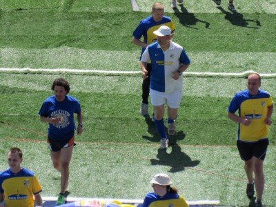 Ewald begleitete die letzten Kilometer
