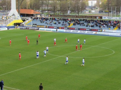 Endlich ein Tor - 1:0 für den FCC!
