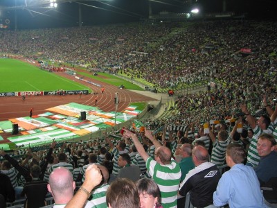 Schlüsselwörter: Bayern München Celtic Glasgow Olympiastadion Fanblock