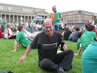 Die Aufwärmphase erreichte ihren Höhepunkt ...
