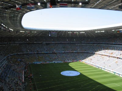 1 Stunde vor Anpfiff.
