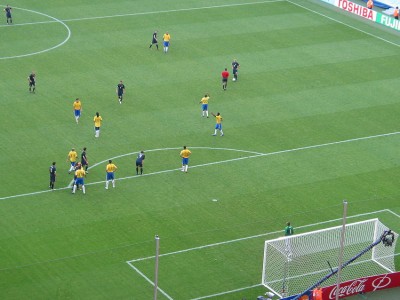 Australien hatte gute Chancen, um den Ausgleich zu erzielen, aber kurz vor Schluss machte Brasielien mit dem 2:0 alles klar.
