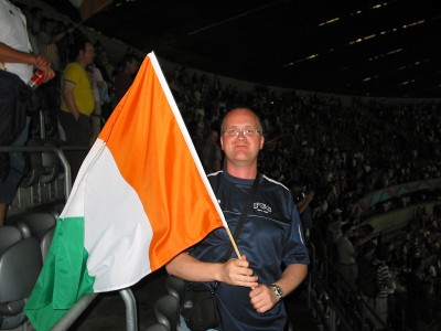 Bei den Farben war ja klar, dass Cote d'Ivoire supportet wurde :-)
